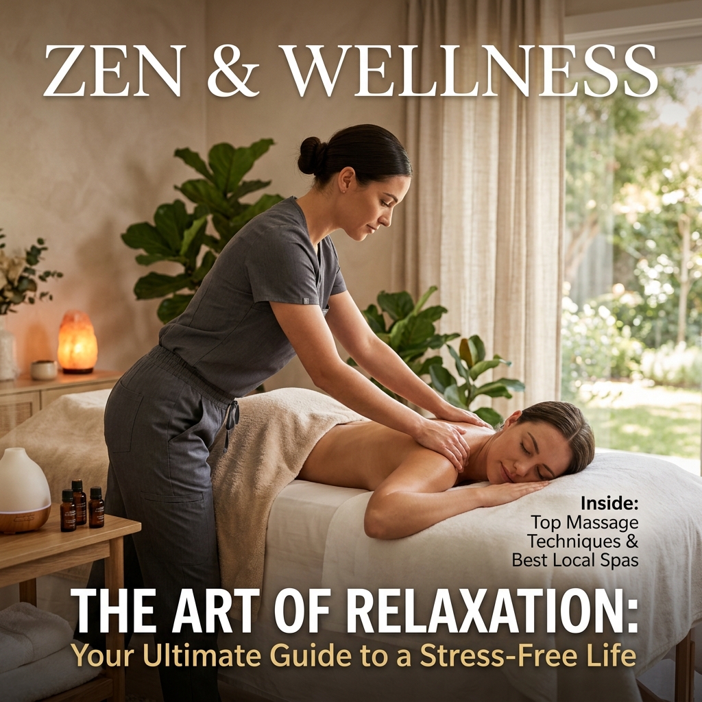 Profissional realizando massagem relaxante
